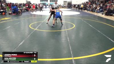 132 lbs Champ. Round 1 - Joseph Perez, Paramount vs Don Nguyen, Valencia Placentia