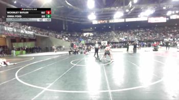 105 lbs Champ. Round 1 - Mckinley Butler, Fruitland vs Emma Ford, Siuslaw