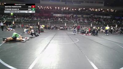 128 lbs Round Of 16 - Matteo Pandolfini, Stray Dawgs vs Tyrone Evans III, Orchard South WC