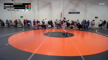 190 lbs Champ. Round 1 - Logan Dent, Salem Wrestling Club vs Karson Guy, Southport Wrestling Club