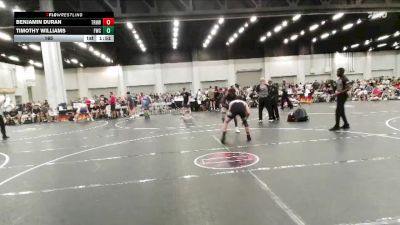 165 lbs Round 1 (4 Team) - Benjamin Duran, Top Rank Hawks Wrestling vs Timothy Williams, Fuller Wrestling Center