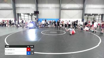 52 kg Quarterfinal - Kennedy Unrue, MGW Vanquishers vs Braylee Ireland, Team Rhode Island