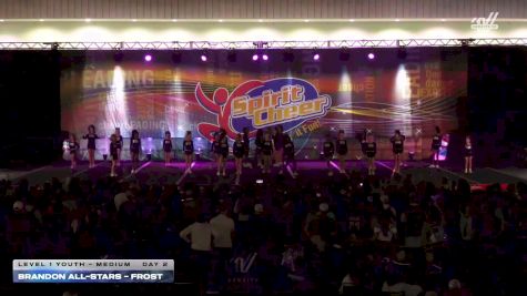 Brandon All-Stars - Frost [2025 L1 Youth - Medium Day 2] 2025 Spirit Cheer Dance Grand Nationals & Cheer Nationals