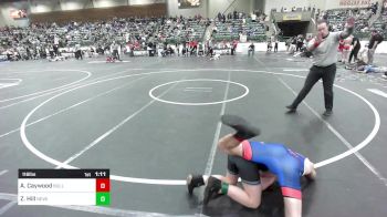 116 lbs Final - Ayden Caywood, Bulldog Wrestling Club vs Zaiden Hill, Nevada Elite