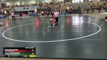 50 lbs Cons. Round 1 - Schuler Sayne, Halls Wrestling vs Scotland Bowns, Slingshot Wrestling Club