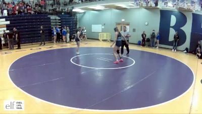 145 lbs. Champ. Round 1 - Kenzie Kline, Francis Howell Central vs Lacy Hampton, Oak Park