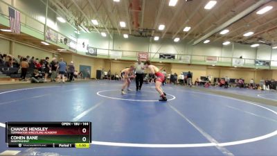 144 lbs Round 4 - Cohen Bane, Independent vs Chance Hensley, Terminator Wrestling Academy