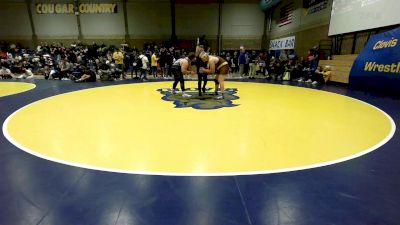 288 lbs Round Of 16 - Justice ElSayad, Temecula Valley vs Zayne Candeleria, Sunnyside (AZ)