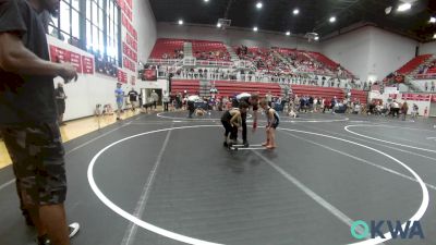 55 lbs Quarterfinal - Asher Bell, Division Bell Wrestling vs Mateo Sierra, OKC Saints Wrestling