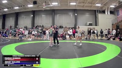 117 lbs Cons. Round 4 - Sidney Sullens, Life University vs Mariah Robbins, Life University