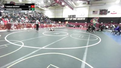 105 lbs Cons. Round 2 - Esmeralda Clavel, Grand Terrace vs Ferrah McKray, Redlands East Valley