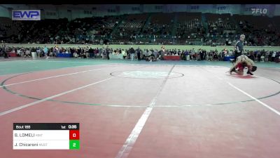 143 lbs Consi Of 16 #1 - BRAYAN LOMELI, Hinton Comets vs Josh Chicaroni, Mustang Middle School