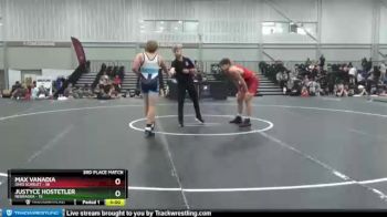 220 lbs Placement Matches (16 Team) - Max Vanadia, Ohio Scarlet vs Justyce Hostetler, Nebraska
