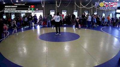 90-100 lbs Round 2 - Jenson Bishop, Conneaut Eagles vs Dylan Dickey, Butler
