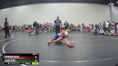 72 lbs Finals (2 Team) - Cameron Ramp, Backyard Brawlers Gold vs Kasen Karl, Missouri Outlaws