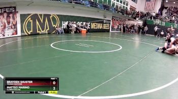 165 lbs Cons. Round 3 - Brayden Shuster, Toledo Whitmer vs Matteo Marino, Clarkston (MI)