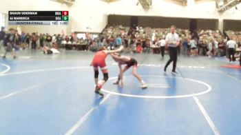 75-I lbs Quarterfinal - Shaun Uderman, Broad Axe vs AJ Maresca, Byaa
