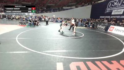 4A Boys 132 lbs Semifinal - Henry Bankhead, North Marion Boys vs Chance Yancey, Crook County Boys
