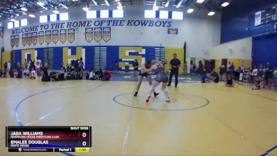 139 lbs Cons. Round 1 - Emalee Douglas, White House vs Jada Williams, Grappling House Wrestling Club