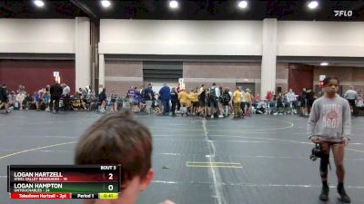 107 lbs Round 1 (6 Team) - Logan Hampton, Untouchables vs Logan Hartzell, Steel Valley Renegades