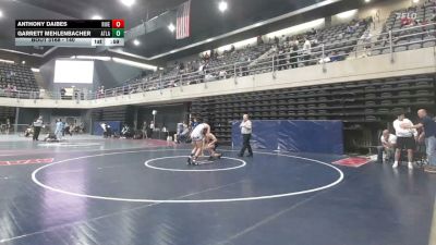 140 lbs Quarterfinal - Anthony Daibes, River Edge vs Garrett Mehlenbacher, Atlanta