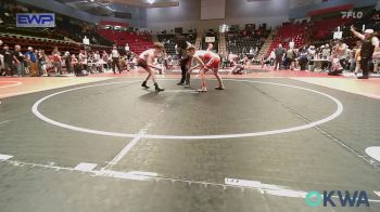 98 lbs Consolation - Ryan Noll, Claremore Wrestling Club vs Keaton Chernisky, Broken Arrow Wrestling Club