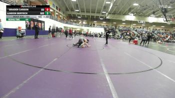 133 lbs 5th Place Match - Braden Carson, Eastern Oregon University (OR) vs Landon Bertsch, Marian University (IN)
