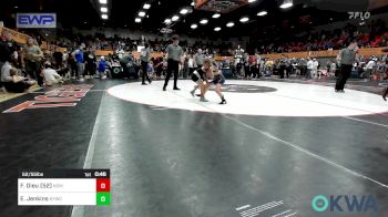 52/55 lbs Rr Rnd 1 - Franki Dieu (52), Team Nomad vs Ellie Jenkins, Newcastle Youth Wrestling