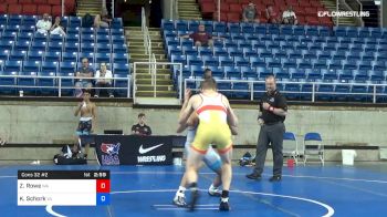 152 lbs Cons 32 #2 - Zachary Rowe, Washington vs Kevin-Michael Schork, Virginia