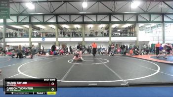 172-184 lbs Champ. Round 1 - Mason Taylor, Galesburg vs Carson Thornton, Mt Zion Kids WC