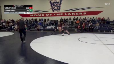 157 lbs Cons. Round 1 - Kellen Kolka, Umpqua Community College vs Wesley Niegel, Colorado Northwestern CC