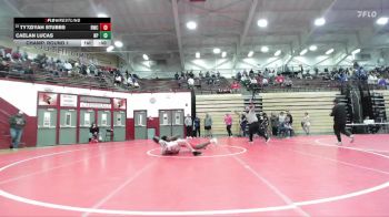 144 lbs Champ. Round 1 - Ty?ziyah Stubbs, Richmond Wrestling Club vs Caelan Lucas, New Palestine