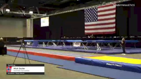 Mick Seyler - Tumbling, Southlake Gymnastics - 2021 USA Gymnastics Championships
