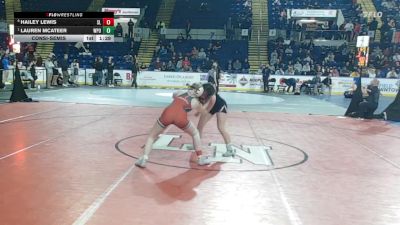 120 lbs Consolation - Hailey Lewis, Silver Lake vs Lauren McAteer, Walpole