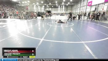 67 lbs Cons. Round 2 - Gregory Prickett, Lakeland WC vs Bentley Adams, Team Real Life Wrestling