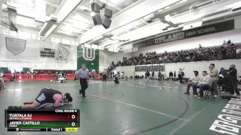 215 lbs Cons. Round 6 - Tusitala Ili, Orange Lutheran vs Javier Castillo, Perris
