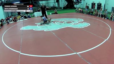110 lbs Zainab Albadri, Missouri vs Maya Rodriguez, Arizona