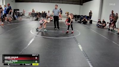 56 lbs Round 6 (8 Team) - Asher Wilbur, Team Gotcha vs Dallas Prior, Elite Squeeze