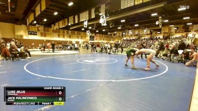 138 lbs Champ. Round 3 - Luke Jelus, Etiwanda vs Jack Malinconico, Poway