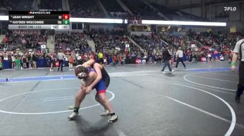 110 lbs Champ. Round 1 - Leah Wright, Bonner Springs vs Kayden WIscombe, Trailhands