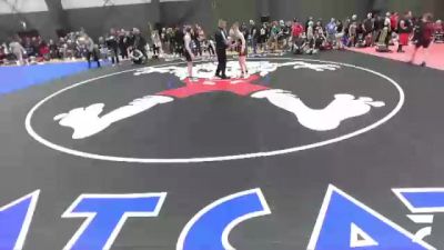 92 lbs Quarterfinal - Jayce Ayers, CNWC Concede Nothing Wrestling Club vs Easton Bylin, Mat Demon Wrestling Club