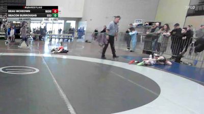 65 lbs Rr Rnd 2 - Beau Mckeown, Mat Assassins White - ESE vs Beacon Burroughs, All I See Is Gold Academy - ESE