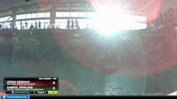 145 lbs Champ. Round 1 - Gabrial Newland, Central Indiana Academy Of Wrestling vs Josiah Dedeaux, Red Cobra Wrestling Academy