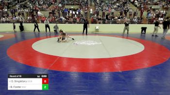 79 lbs Round Of 16 - Dessie Singletary, Georgia vs Barrett Foster, Grizzly Wrestling Club