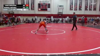 125 lbs Champ. Round 2 - Markell Mitchell, Southwestern Oregon Community College vs Gage Singleton, Oregon State