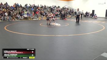 N-1 lbs Round 3 - Stella Shultz, West Branch Youth Wrestling Cl vs Grace Morgan, Tiger Wrestling Club