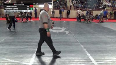 70_B lbs Consi Of 16 #1 - Oakely Leese, Dover vs Gannon Means, Punxsutawney