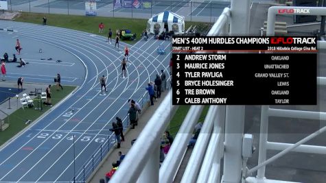 Men’s 400m Hurdles Championship, Heat 2