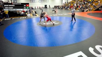 157 lbs Champ. Round 1 - Nico Taddy, West Liberty vs Grant Brewer, Wabash