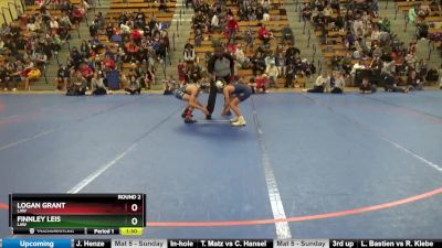 95 lbs Round 2 - Logan Grant, LAW vs Finnley Leis, LAW